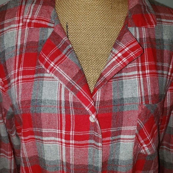 Buffalo David Bitton Button up Plaid Shirt Tunic Size  M - Picture 9 of 13